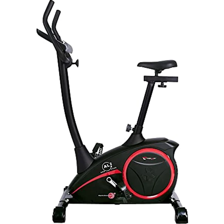 Christopeit Sport Fahrrad-Heimtrainer AL 2 Black Edition - 24-Stufig, 9kg Magnet-Bremssystem, LCD-Display, bis 150kg – Bild 3