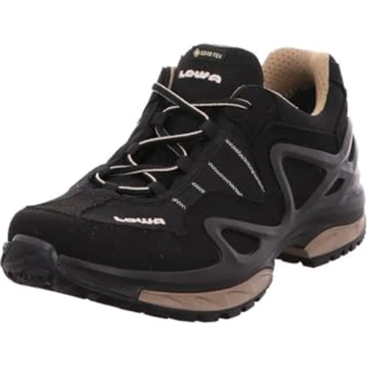 LOWA Gorgon GTX Damen Wanderschuhe, Größe 39.5 EU, Textil/Synthetik, GORE-TEX, LOWA Speedhiking Sohle, Gummisohle, Schnürsenkelverschluss