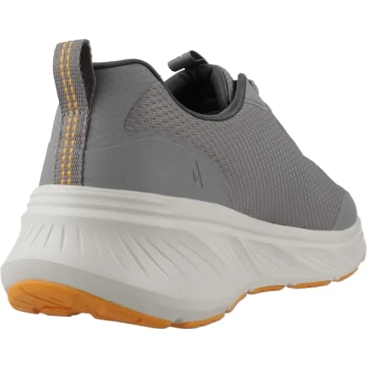 Skechers EDGERIDE - REKZE Herren-Sneaker, Laufschuhe in Grau-Orange-Weiß, EU Größe 40, Mesh-Obermaterial, Schnürverschluss – Bild 3