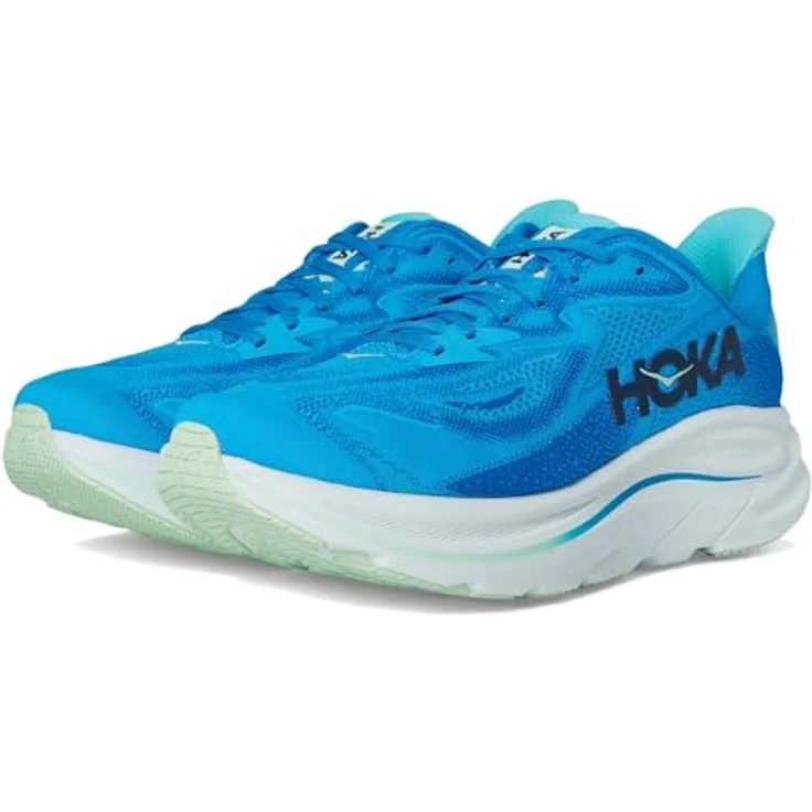 JB8 HOKA Clifton 10, Laufschuh für Herren mit optimaler Dämpfung, blau, Größe 11.5 – Bild 1