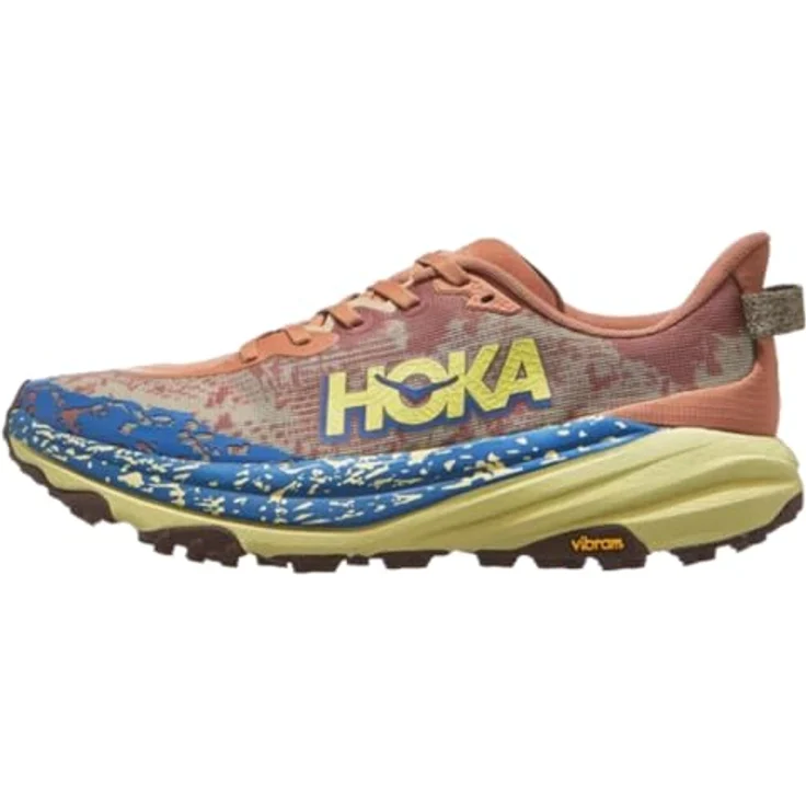 HOKA Speedgoat 6 Herren Trailrunning Schuhe mit Vibram Megagrip, 5 mm Stollen, mehrfarbig, EU 44 – Bild 1