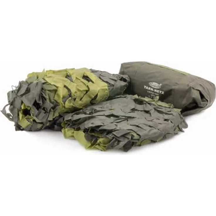 MFH Tarnnetz 2x3m Oliv, 100% Polyester, leichtes Gewicht von 530g, inklusive PVC-Beutel – Bild 3