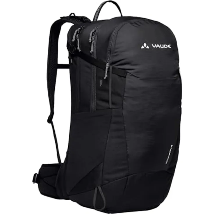 VAUDE Wizard 24+4, Multifunktionaler Wanderrucksack mit erweiterbarem Volumen und ErgoShape-Schultergurten, recyceltes Polyamid