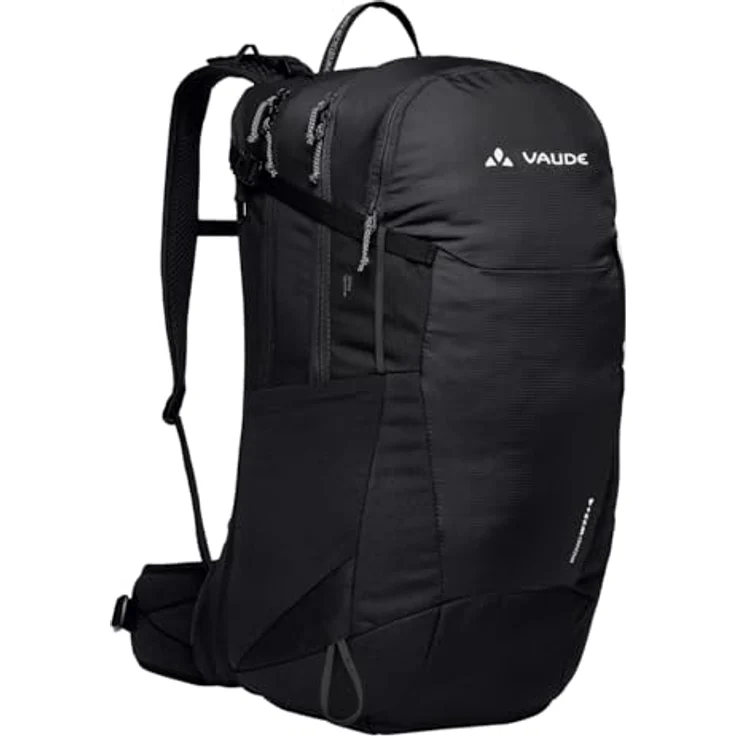 VAUDE Wizard 24+4, Multifunktionaler Wanderrucksack mit erweiterbarem Volumen und ErgoShape-Schultergurten, recyceltes Polyamid – Bild 1