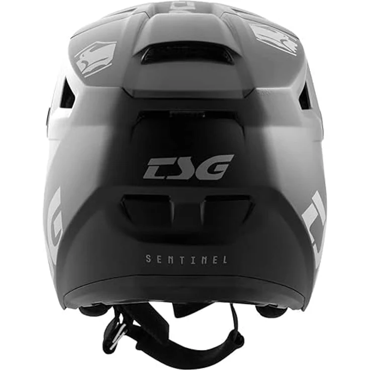 TSG Sentinel Solid Color Satin Black, Integralhelm für Downhill-Mountainbiking mit ABS-Hardshell-Konstruktion und 12 Belüftungsöffnungen – Bild 2