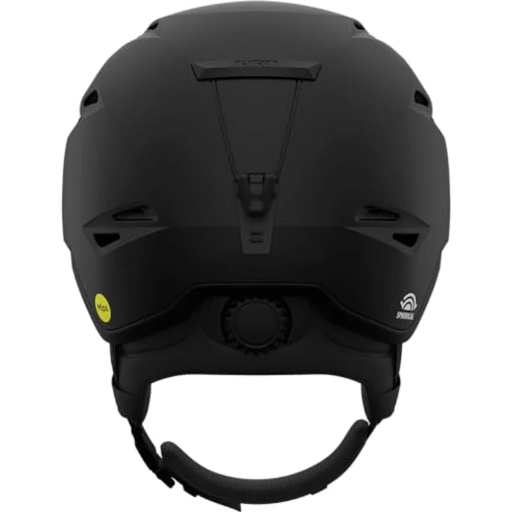 Giro Grid MIPS Matte Black M, Skihelm mit In-Mold Polycarbonate Schale, Thermostat Control Belüftung und In Form 2 Fit System – Bild 3