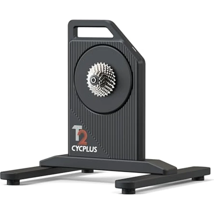 CYCPLUS T2H Fahrradtrainer, 2200W bürstenloser Motor, 20 % Steigungssimulation, Dual-Modus BLE/ANT+, leise Dreifach-Schalldämmung mit Doppellüftern – Bild 1