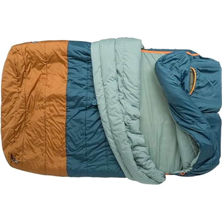 Big Agnes, Schlafsack für zwei Personen mit individuellen Eingängen und Isomattenfixierung – Bild 2