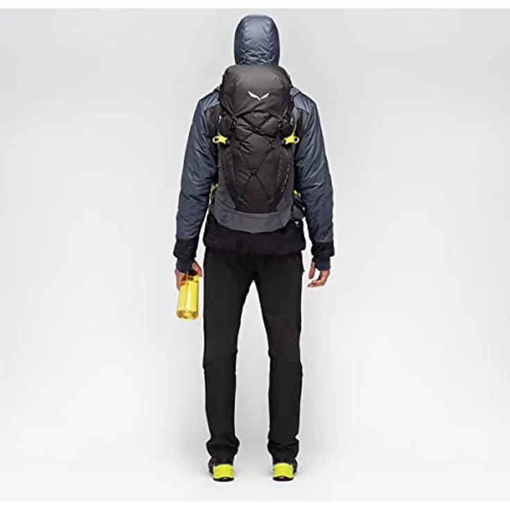 Salewa Alp Trainer 35+3L, Technischer Wanderrucksack mit Twin Compression System und Regenhülle, Schwarz – Bild 3