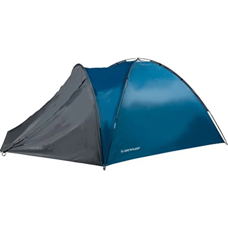 Dunlop Kuppelzelt für 3 Personen, wasserdicht, leicht und robust, 210 x 220 x 130 cm – Bild 1