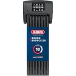 Abus Bordo 6000C, Kombinations-Veloschloss (120 cm) mit 4-stelligem Zahlencode und flexibler Bauweise