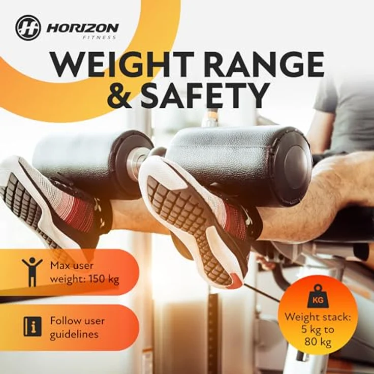 HORIZON Fitness Kraftstation Torus 3, Robuste Rahmenkonstruktion, Mattschwarze Pulverbeschichtung – Bild 6