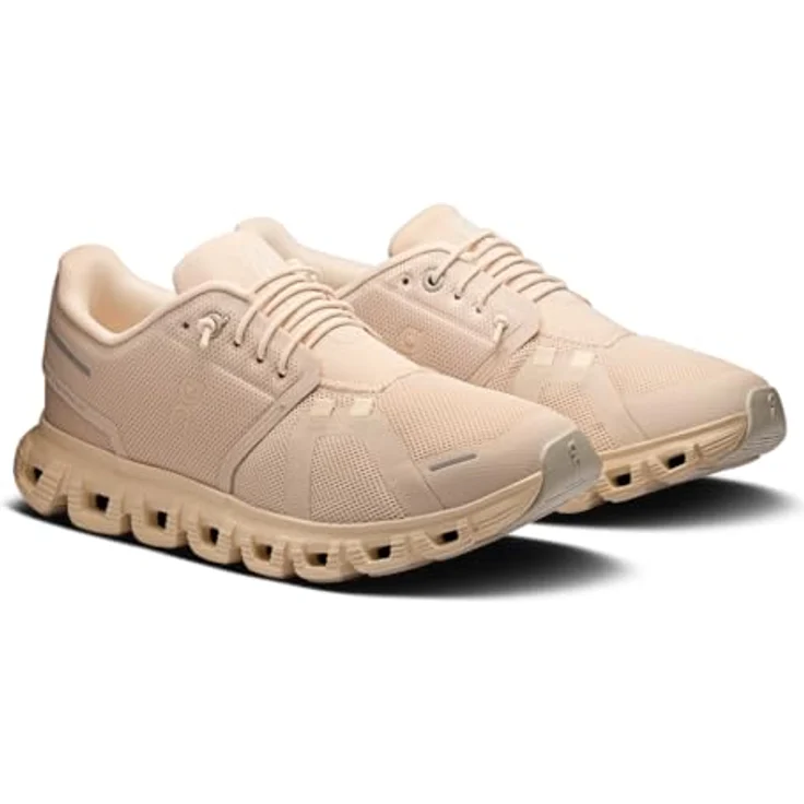 ON Cloud 6, Damen Laufschuhe mit bequemer Passform, beige, EU 40 – Bild 7