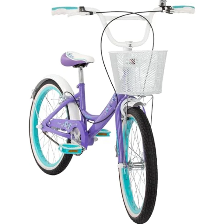 Huffy Girly Girl 20” Kinderfahrrad, Ein-Gang, lila, für Kinder 6-9 Jahre (117-136 cm) – Bild 2
