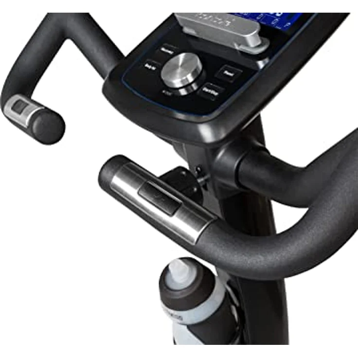 Flow Fitness Perform B3i, Heimtrainer mit 15 kg Schwungmasse, verstellbarem Sattel und Lenker, Herzfrequenzsensoren, Flaschenhalter und Tablet-Halterung – Bild 10