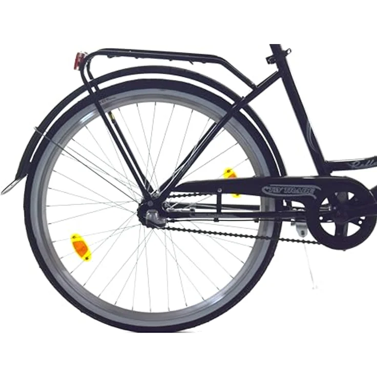 T&Y Trade 28 Zoll Kinder Mädchen City Fahrrad Nexus 3 Gang Schwarz STVO Beleuchtung – Bild 2