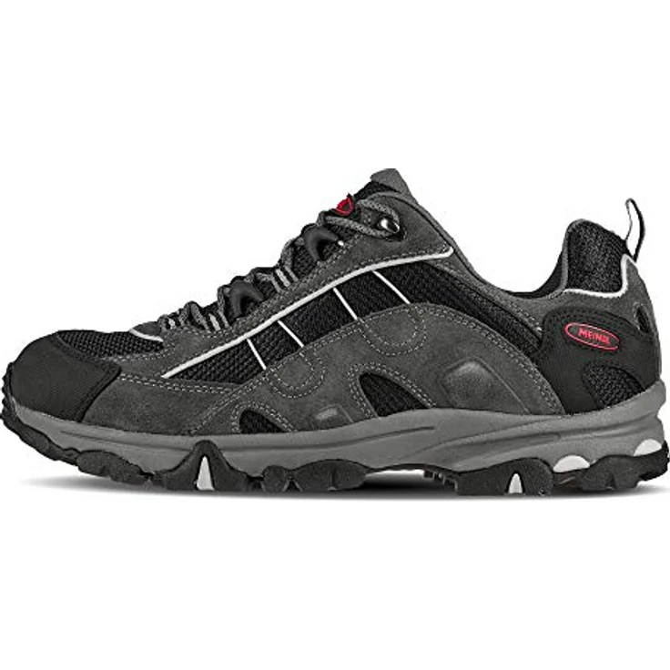 Meindl Herren Wanderschuhe, Outdoorschuhe aus hochwertigem Leder, Größe 44.5, Grau – Bild 5