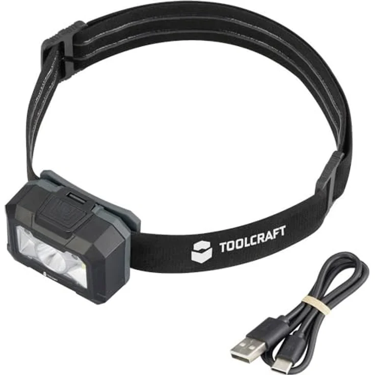 Toolcraft TO-9664731 Stirnlampe Li-Ionen Akkus 400 lm 30 h, kompakt und leicht, rot – Bild 5