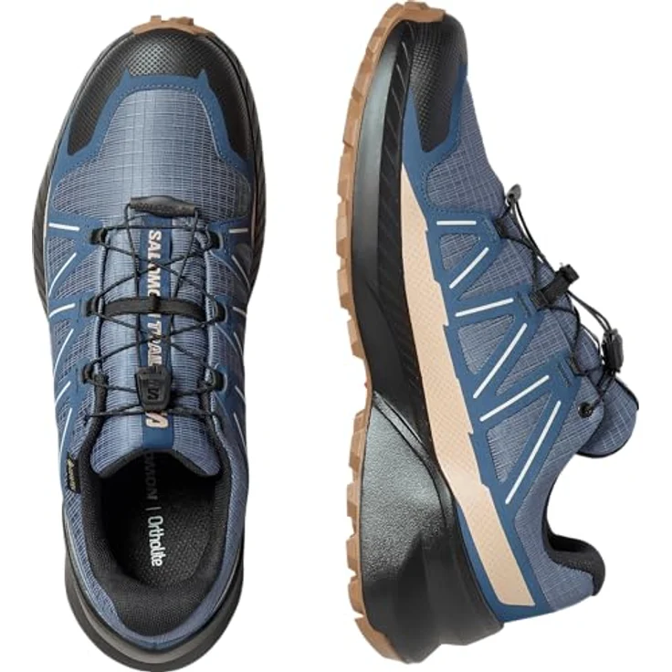 Salomon Speedcross Peak GTX 491442, Wanderschuhe in Blau, Größe EUR 44, Schnürer mit 3.5 cm Absatzhöhe – Bild 6