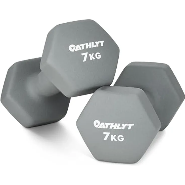 Athlyt - Neopren hanteln gewichte, 2 X 10 kg