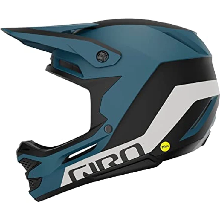 Giro Insurgent Spherical, Downhillhelm mit Spherical Technology, optimierter Belüftung und antimikrobiellen Innenschäumen, Blau M-L – Bild 2