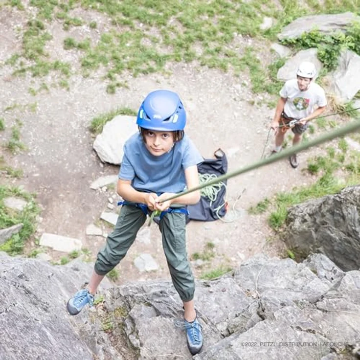 PETZL Mambo Einfachseil, 10,1 mm Durchmesser, griffig für Hallen- und Felsklettern, Farbe: Türkis, Länge: 60 m, R32AC 060 – Bild 3