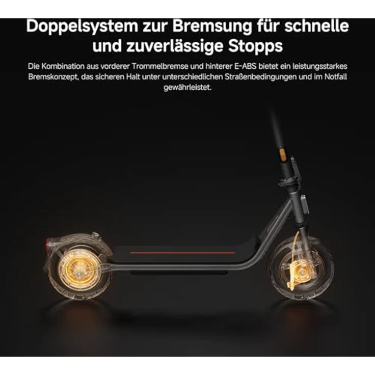 XIAOMI Electric Scooter 6 Lite E-Scooter, 10 Zoll Luftreifen, 25 km Reichweite, 500W Motor, IPX4, Schwarz – Bild 9
