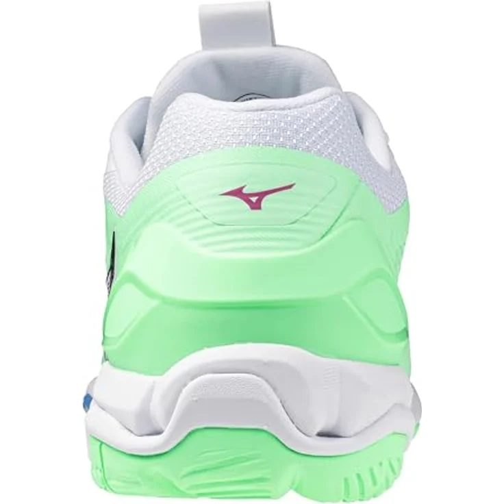 Mizuno Wave Lightning Neo 3, Laufschuhe mit Mizuno Enerzy NXT Dämpfung, Neo Mint/Black/Frontier Blue, Größe 40.0 – Bild 5
