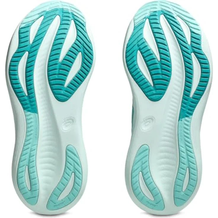 ASICS GEL-NIMBUS 27, Laufschuhe mit Gel-Technologie, Wave Teal/Illuminate Mint, Größe 38 – Bild 8