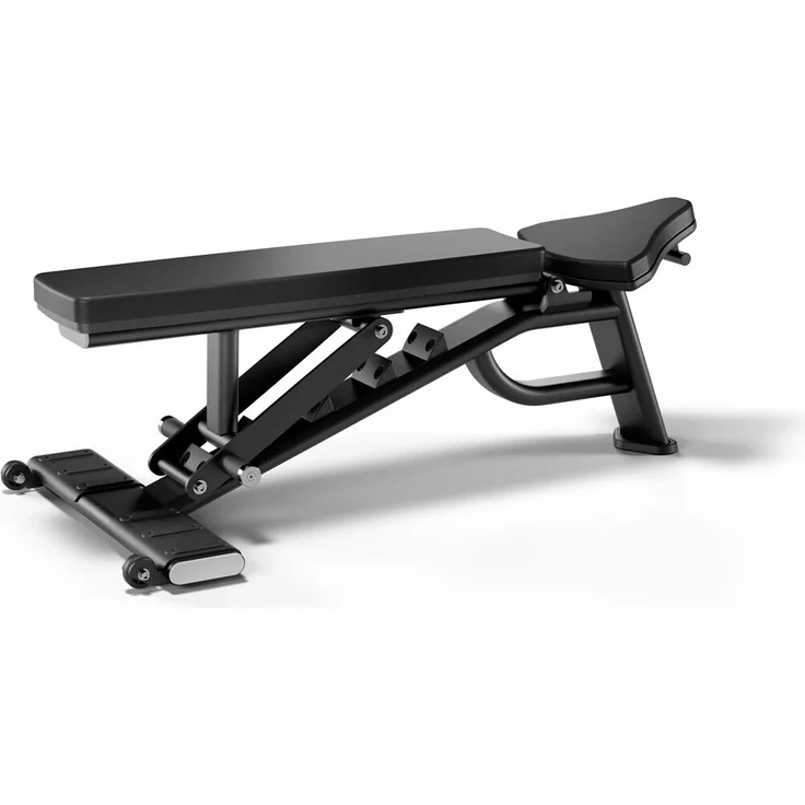 Vision Fitness Adjustable Bench verstellbare Hantelbank, robust und vielfach verstellbar, 135x70x51 cm, schwarz