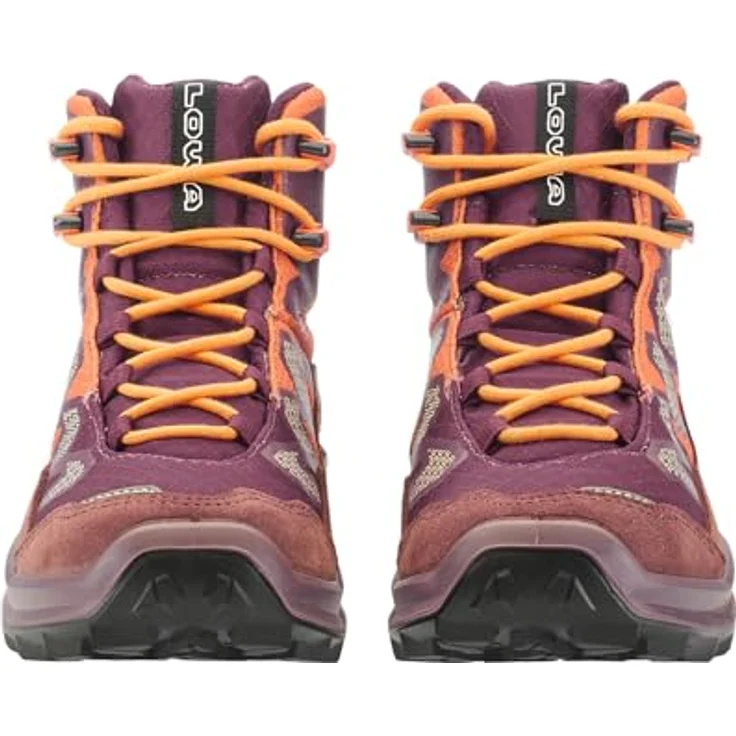 Lowa Maddox Pro GTX Mid JR, Kinder Wanderschuh in Rosa mit wasserdichter GORE-TEX Membran und hohem Tragekomfort, Größe 32 – Bild 3