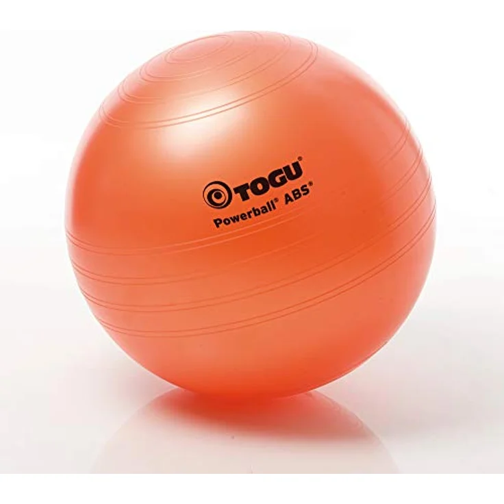 TOGU Gymnastikball Powerball ABS Sitzball Büroball Fitnessball 45 cm, Terra – Bild 2