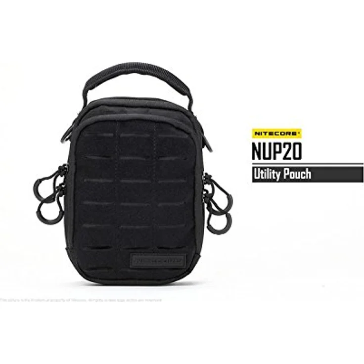 NiteCore Utility Pouch nup20, Fahrradtasche aus 1000D Cordura, nur 304 g, kompakte Abmessungen 22x16x5 cm – Bild 5