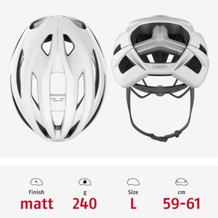 Abus StormChaser ACE, Velohelm (57 - 61 cm) mit präziser Belüftung und verstellbarem Verstellsystem – Bild 3