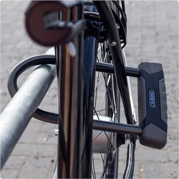 Abus Granit XPlus 540, Veloschloss (30 cm) mit höchster Sicherheitsstufe, gehärtetem Stahl und XPlus-Zylinder – Bild 5