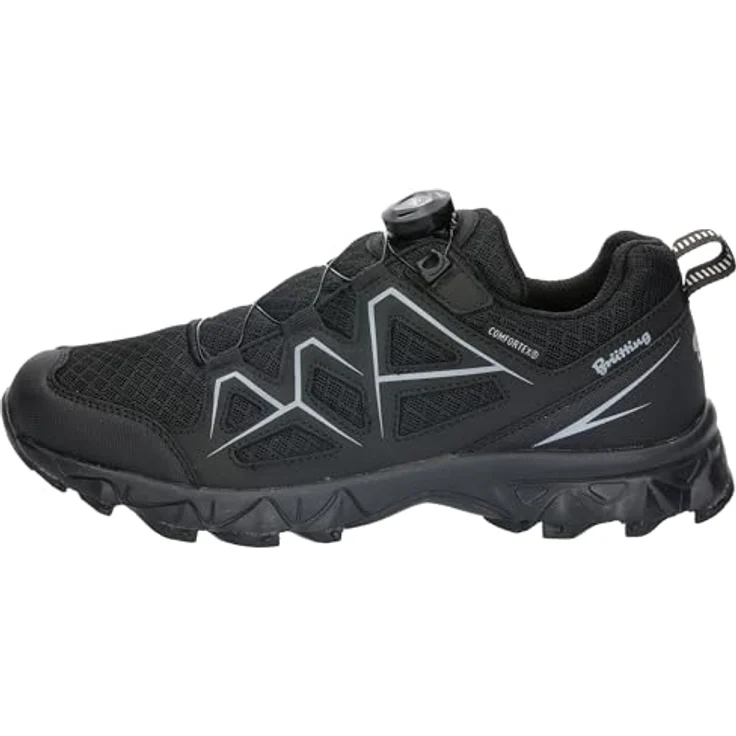 Brütting Power Wander- & Bergschuhe Herren, wasserdicht mit CME-Laufsohle, Schwarz, Größe 40 EU – Bild 2