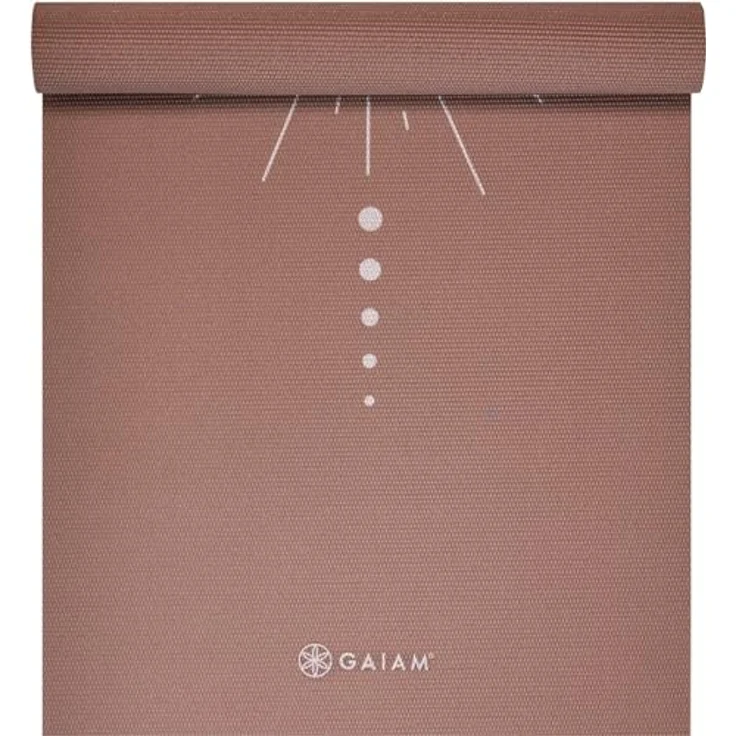 Gaiam Classic Printed Yogamatte, 5 mm dick, latex- und phthalatfrei – Bild 2
