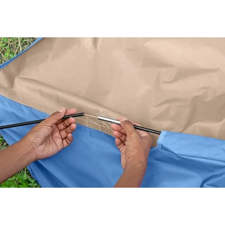 Bestway Strandzelt, wasserabweisend, für 2 Personen, blau, 200 x 100 x 100 cm, inklusive Transporthülle – Bild 11