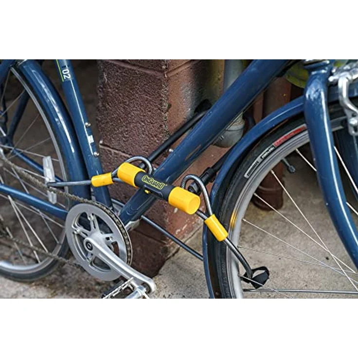 Onguard Bügelschloss, Veloschloss mit Zahlencode, robuster Schließmechanismus, inklusive Halterung und 5 Schlüsseln – Bild 2