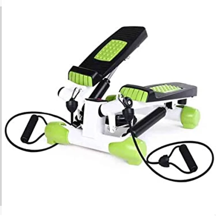 HMS Stepper Fitness Heimtrainer Drehstepper Sidestepper Computer LCD S3033, schwarz – Bild 1