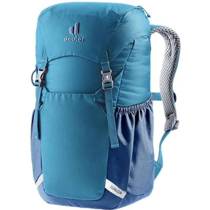 deuter Junior Kinderrucksack (18 L), angenehme Belüftung, reflektierende Elemente, schwarz – Bild 1