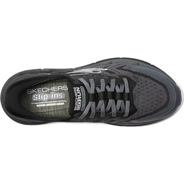 Skechers MAX CUSHIONING PREMIER 2.0 - Stanch, Herren Laufschuhe, Halbschuhe, Hand-free Slip Ins, schwarz/dunkelgrau, Größe 42 EU – Bild 2
