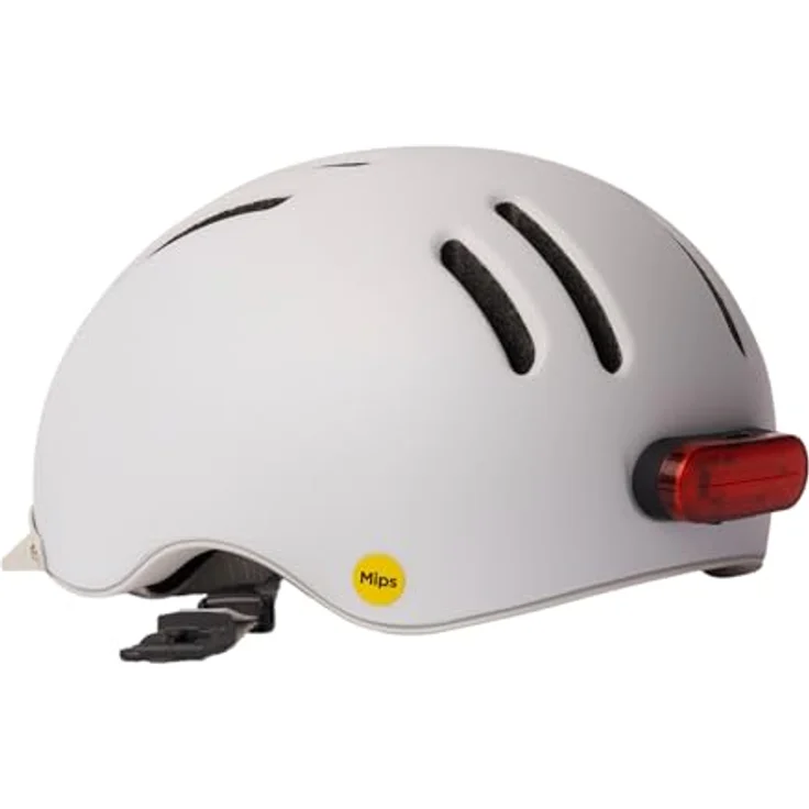Thousand Chapter Metro L MIPS Fahrradhelm, Größe L 59-62 cm, Weiß, mit abnehmbarem Rücklicht und Premium-Visier – Bild 10