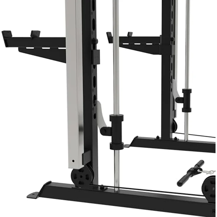Tunturi SM90 Kraftstation - Fitness-Homegym - Full Smith Machine - Kompakt - Inkl. kostenloser Fitness-App – Bild 4