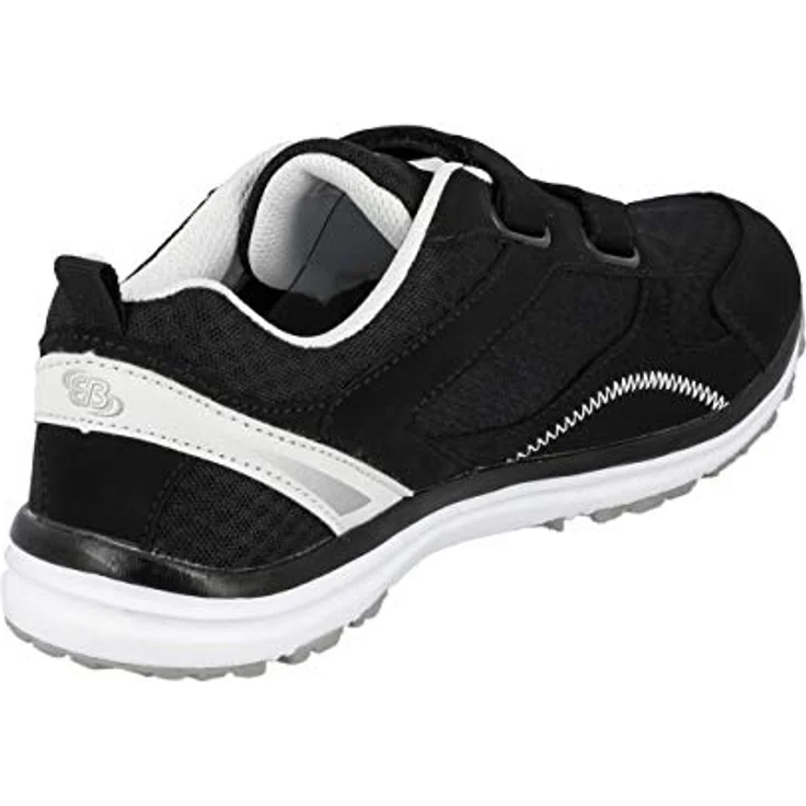 Brütting Sneaker Low Performance V Unisex, Schnürschuhe aus synthetischem Material mit Klettverschluss, Schwarz, Größe 43 EU – Bild 3