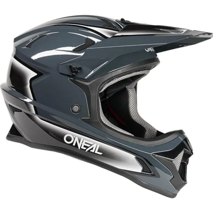 O'Neal Sonus Helm Sick, Fullface-Helm für Downhill und Freeride, schwarz/grau, Größe L – Bild 5