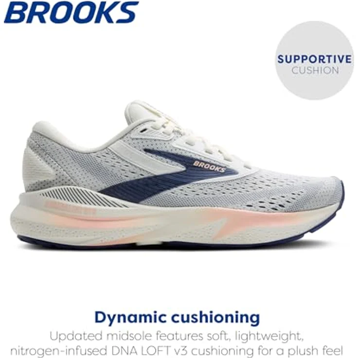 Brooks Adrenaline GTS 24, Damen Laufschuhe mit optimaler Dämpfung und Stabilität, schwarz – Bild 2