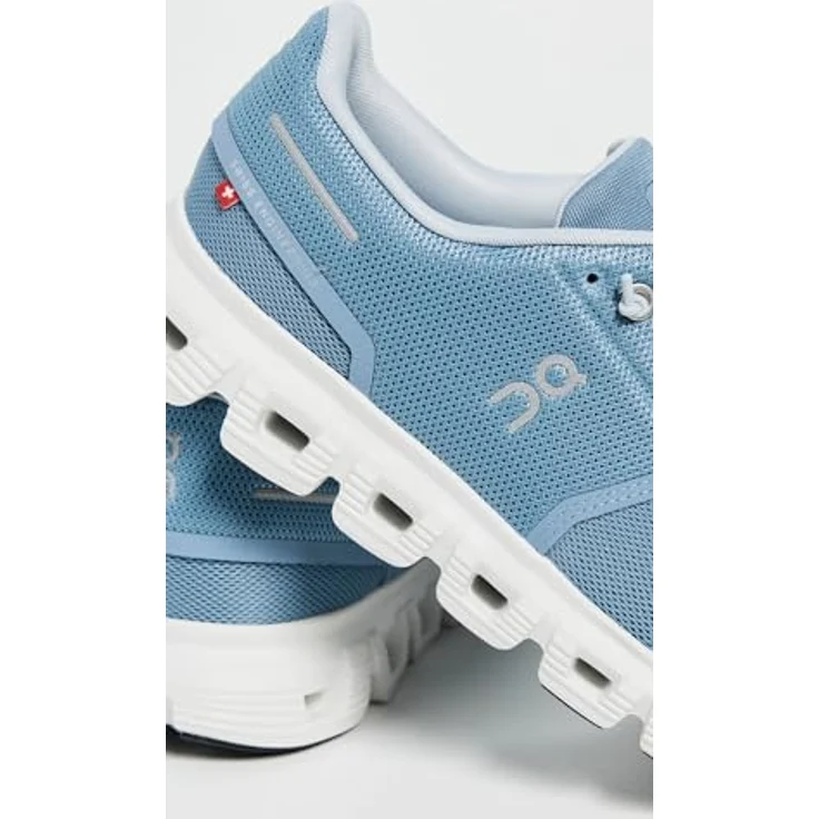 ON Running CLOUD 6, Laufschuhe mit Cloud Tec®-Technologie und Speedboard®, hellblau, Größe 38 – Bild 5