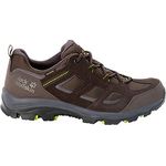 Jack Wolfskin VOJO 3 TEXAPORE LOW M, Wanderschuh aus Leder und Textil mit griffiger Gummisohle, anthrazit
