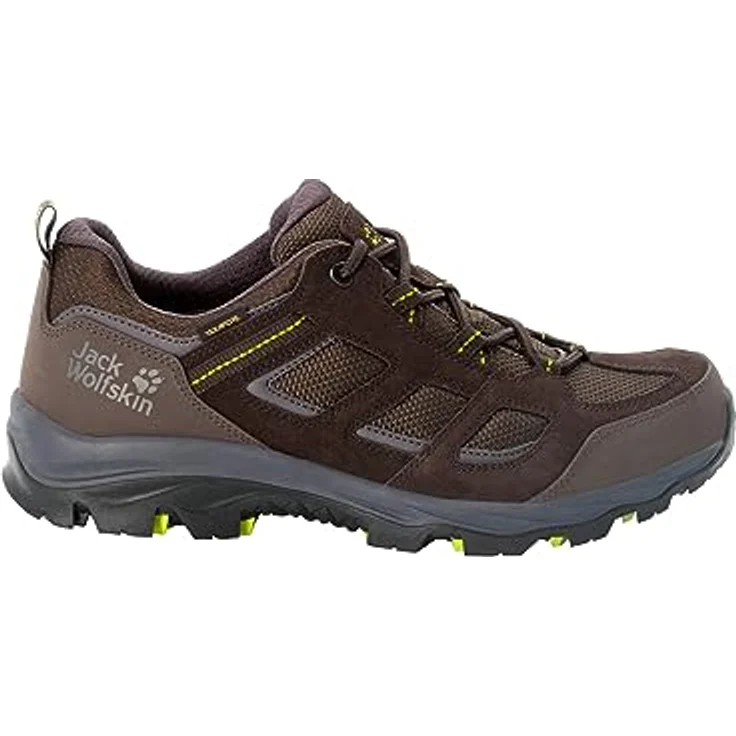 Jack Wolfskin VOJO 3 TEXAPORE LOW M, Wanderschuh für Herren mit Leder- und Textilkombination, griffiger Gummisohle – Bild 1